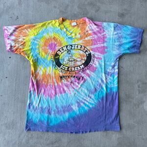Vintage thrashed* Ben & Jerry’s tie dye graphic t shirt